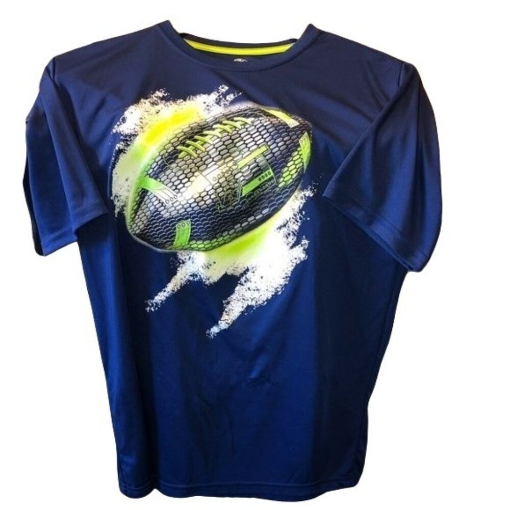 Athletic Works Performance Active Tee XXL Blue Polyester